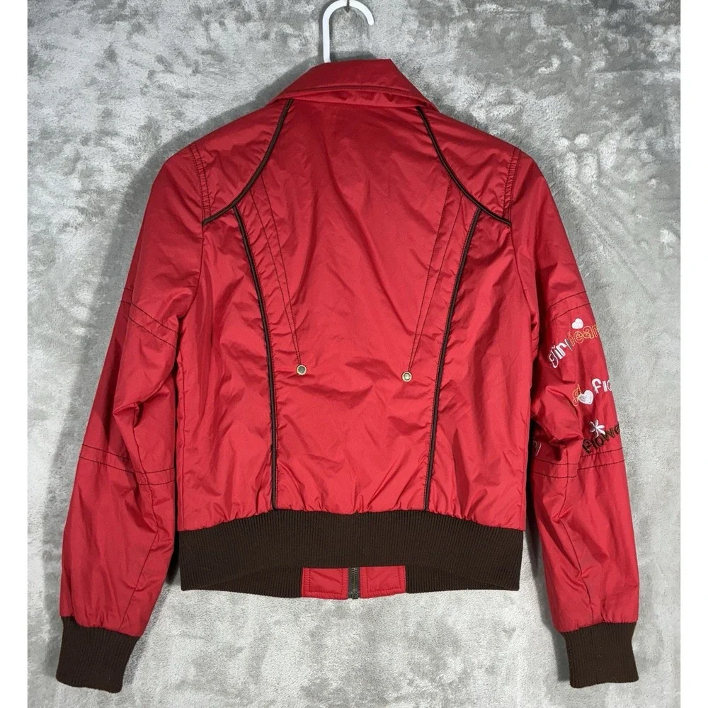 Ganute Insulated Jacket Kids S 7-8 red youth patches‎